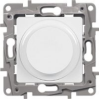 Светорегулятор поворотный без рамки Legrand Etika 5-300Вт белый картинка